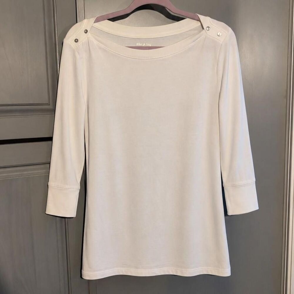 White-stag Women's White Shirt